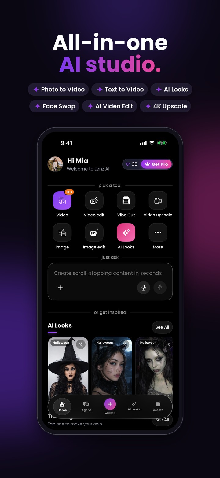 Lenz AI all-in-one AI studio